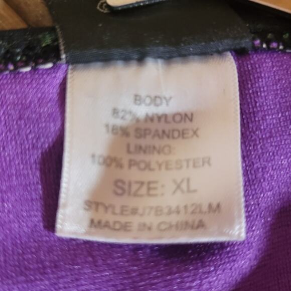 Disney Ariel Little Mermaid Bikini Bottom XL Iridescent Scale Print Swim EUC - Picture 7 of 9